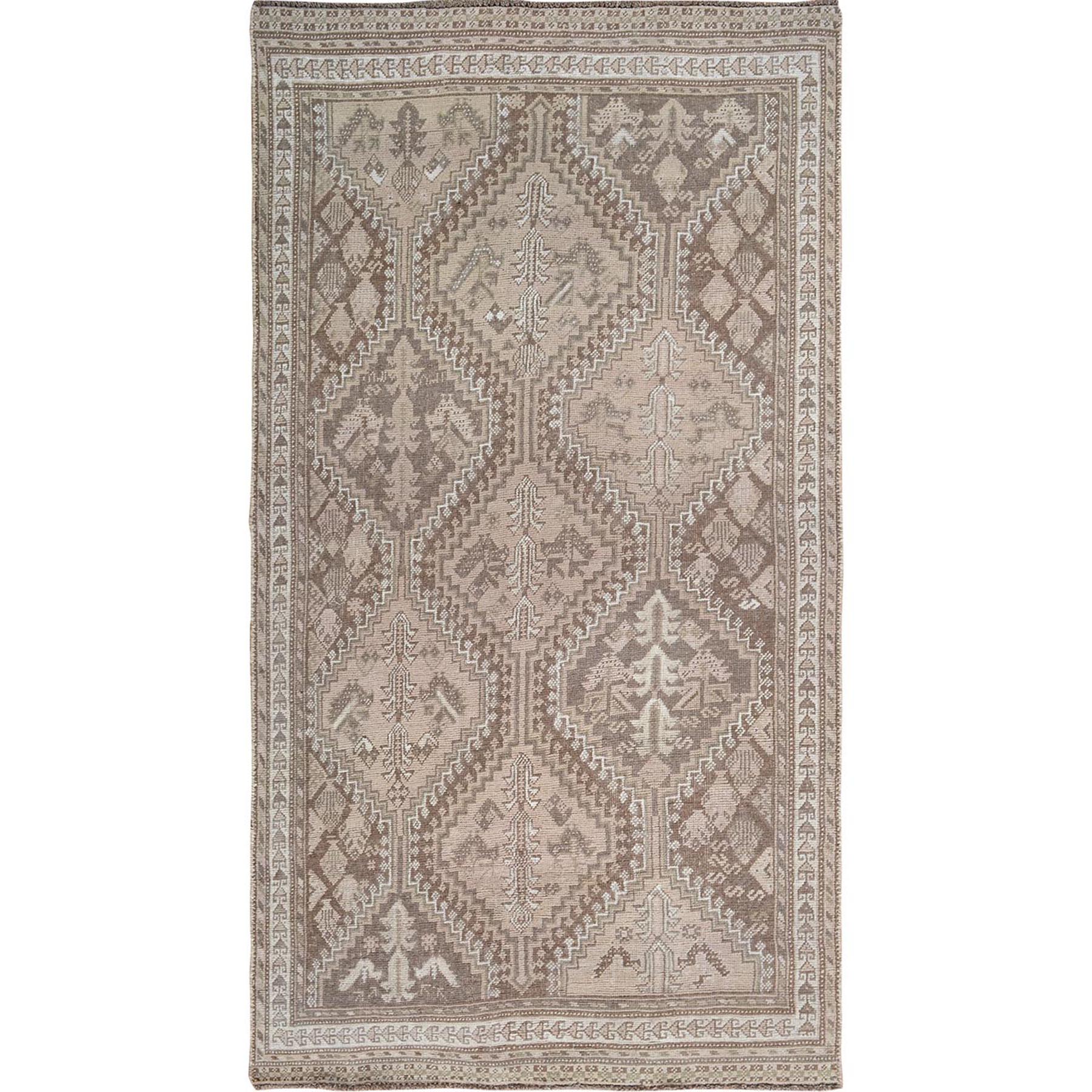 Transitional Wool Hand-Knotted Area Rug 4'9